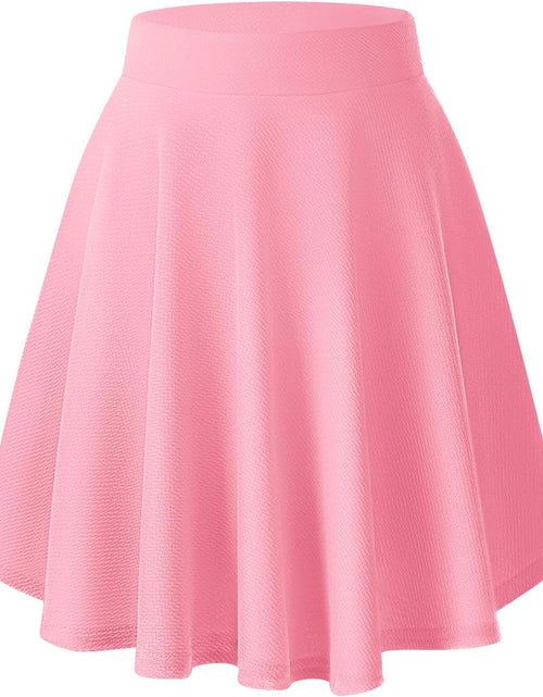 Load image into Gallery viewer, Women'S Basic Versatile Stretchy Flared Casual Mini Skater Skirt
